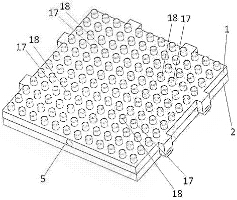 Microfluidic integration device with adjustable and controllable throughput and manufacturing method thereof