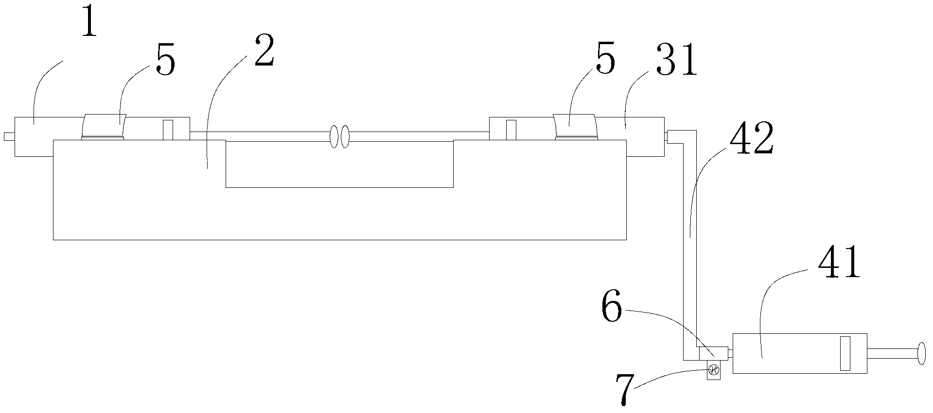 Remote push injection device