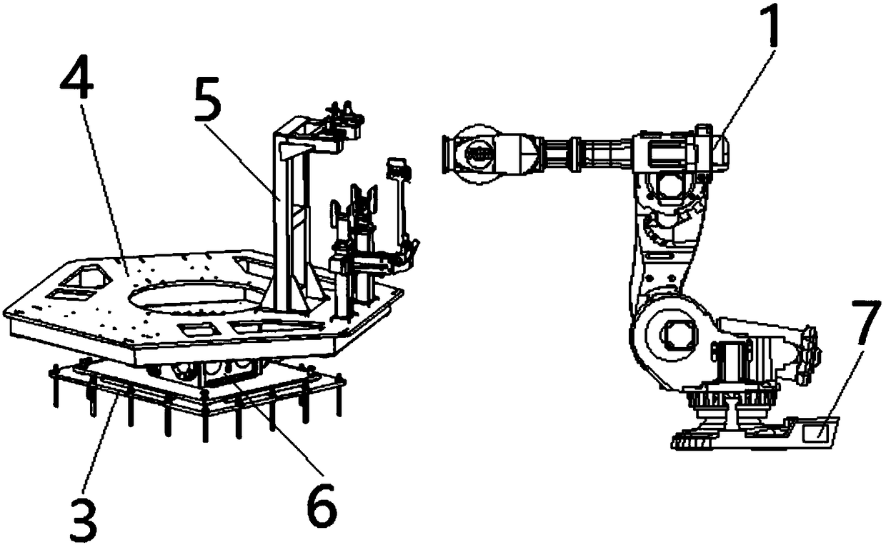 A gripper storage device for a welding robot