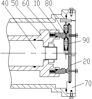 Mechanical seal liquid film pressure monitoring device