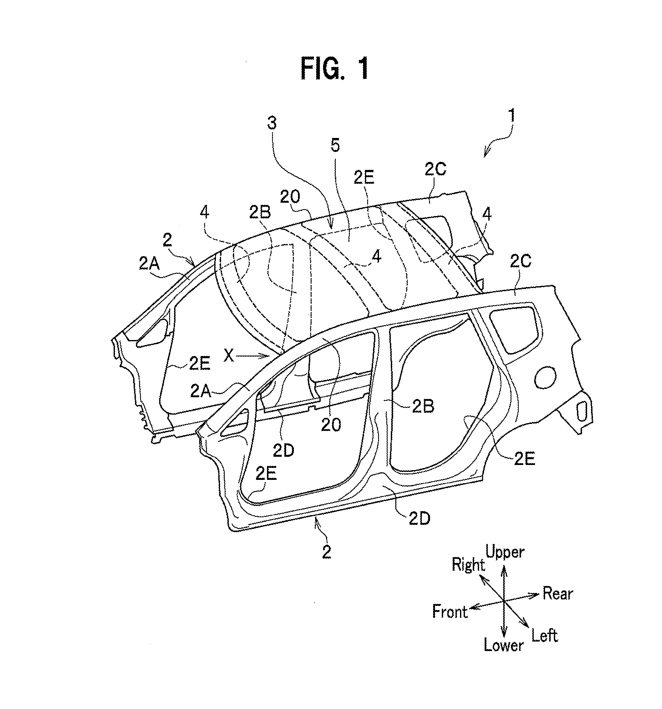 Vehicle body structure and method for assembling vehicle body structure