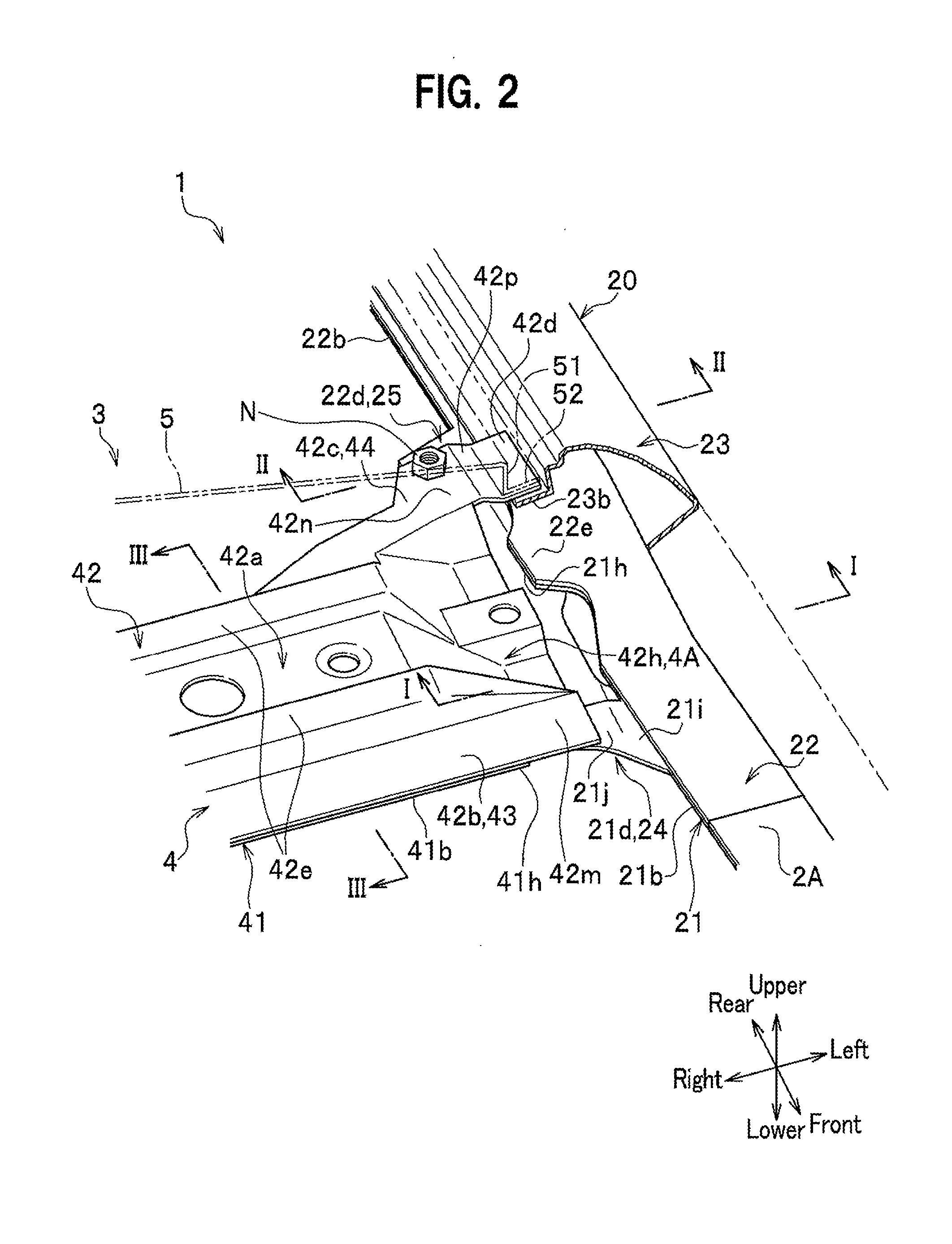 Vehicle body structure and method for assembling vehicle body structure