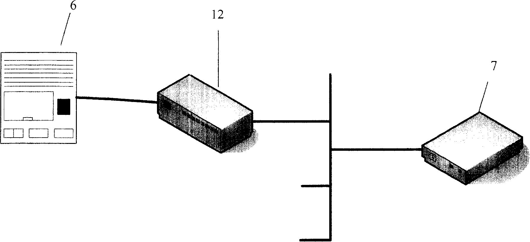 Long-range monitoring system of elevator based on internet