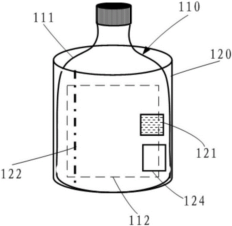 Product packing structure with invisible identification code and code recognition method of product packing structure