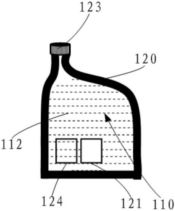 Product packing structure with invisible identification code and code recognition method of product packing structure