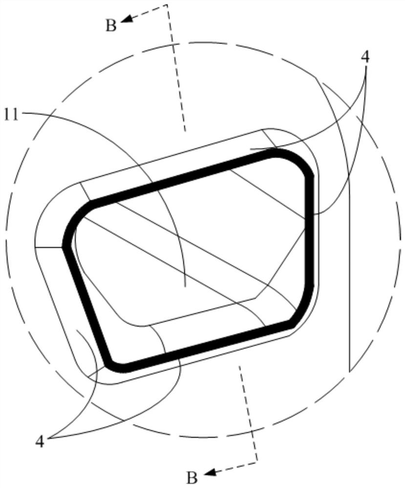 Water guide structure, automobile forecabin and automobile