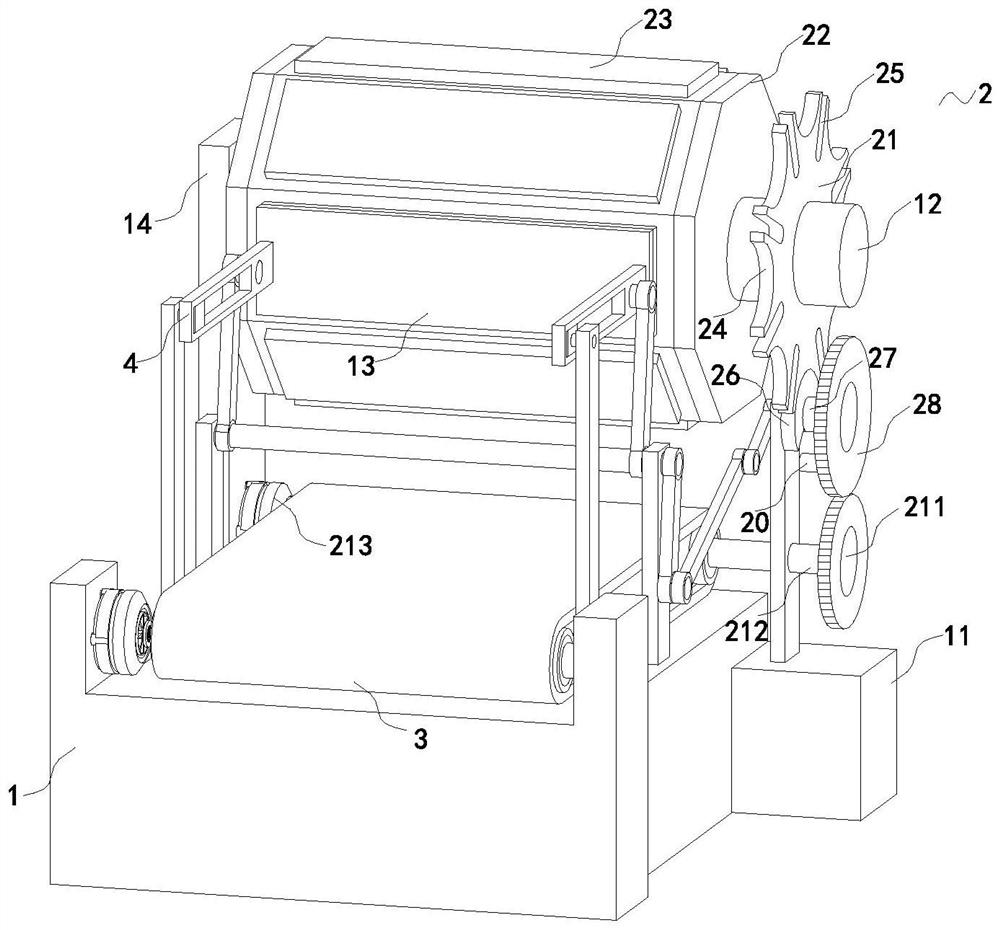 Textile fabric printing machine