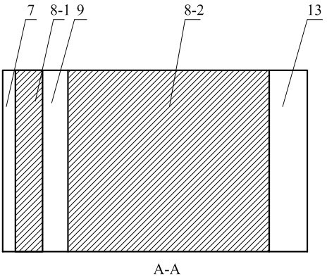 Longitudinal channel SOI (silicon on insulator) nLDMOS (n-type laterally diffused metal oxide semiconductor) device unit with p buried layer