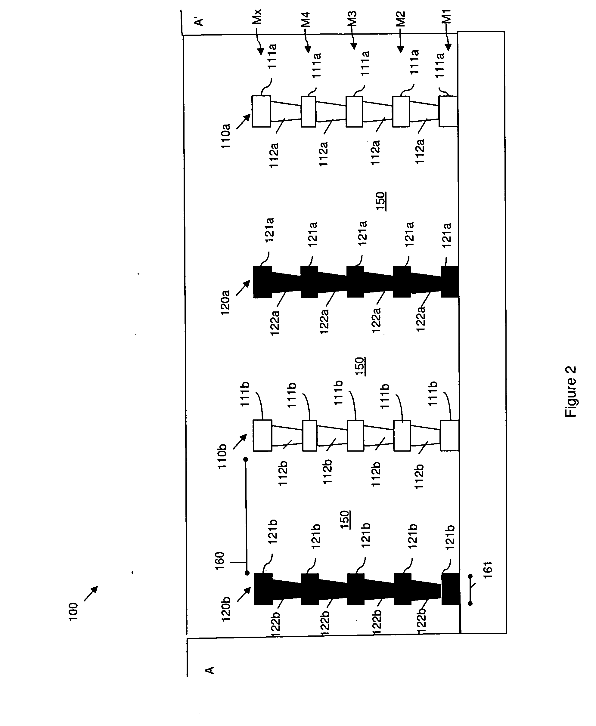 High capacitance density vertical natural capacitors