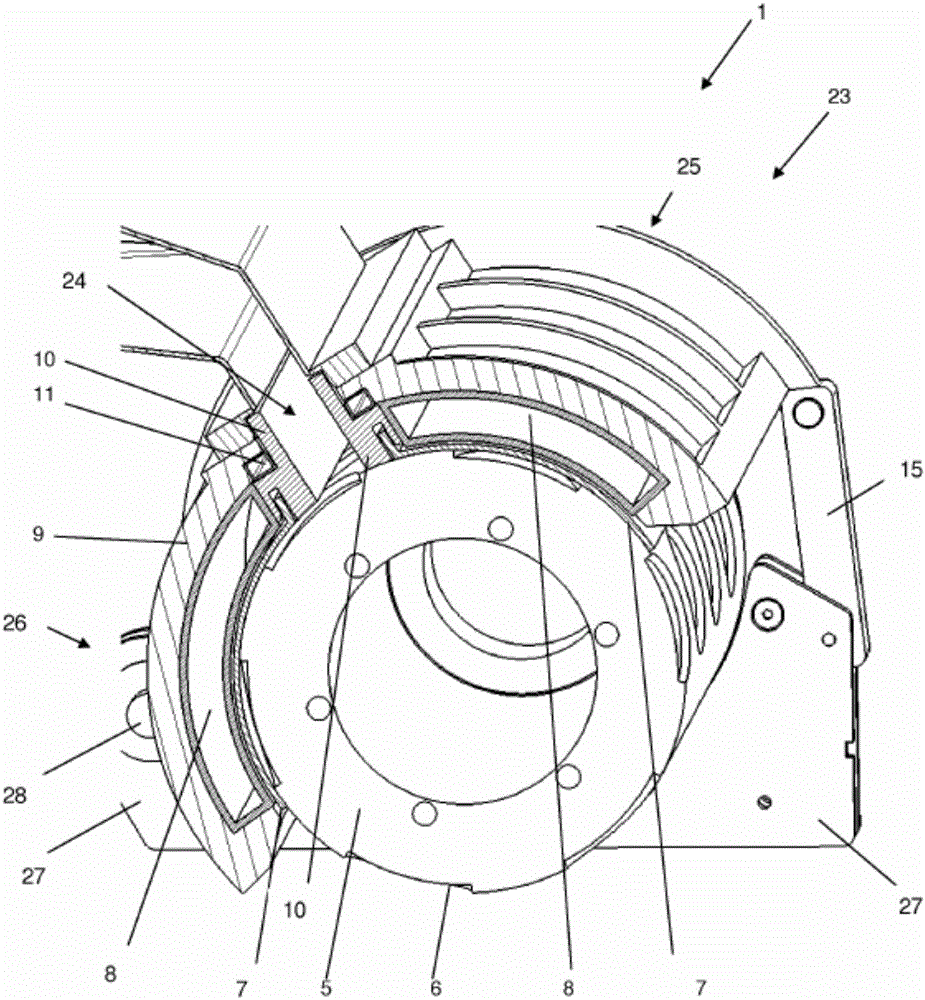 Food forming equipment with food supply member