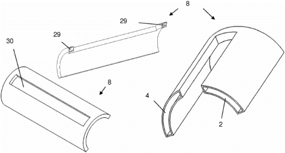 Food forming equipment with food supply member