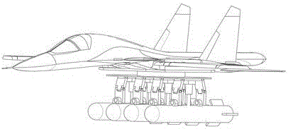 Variable swept wing fighter plane