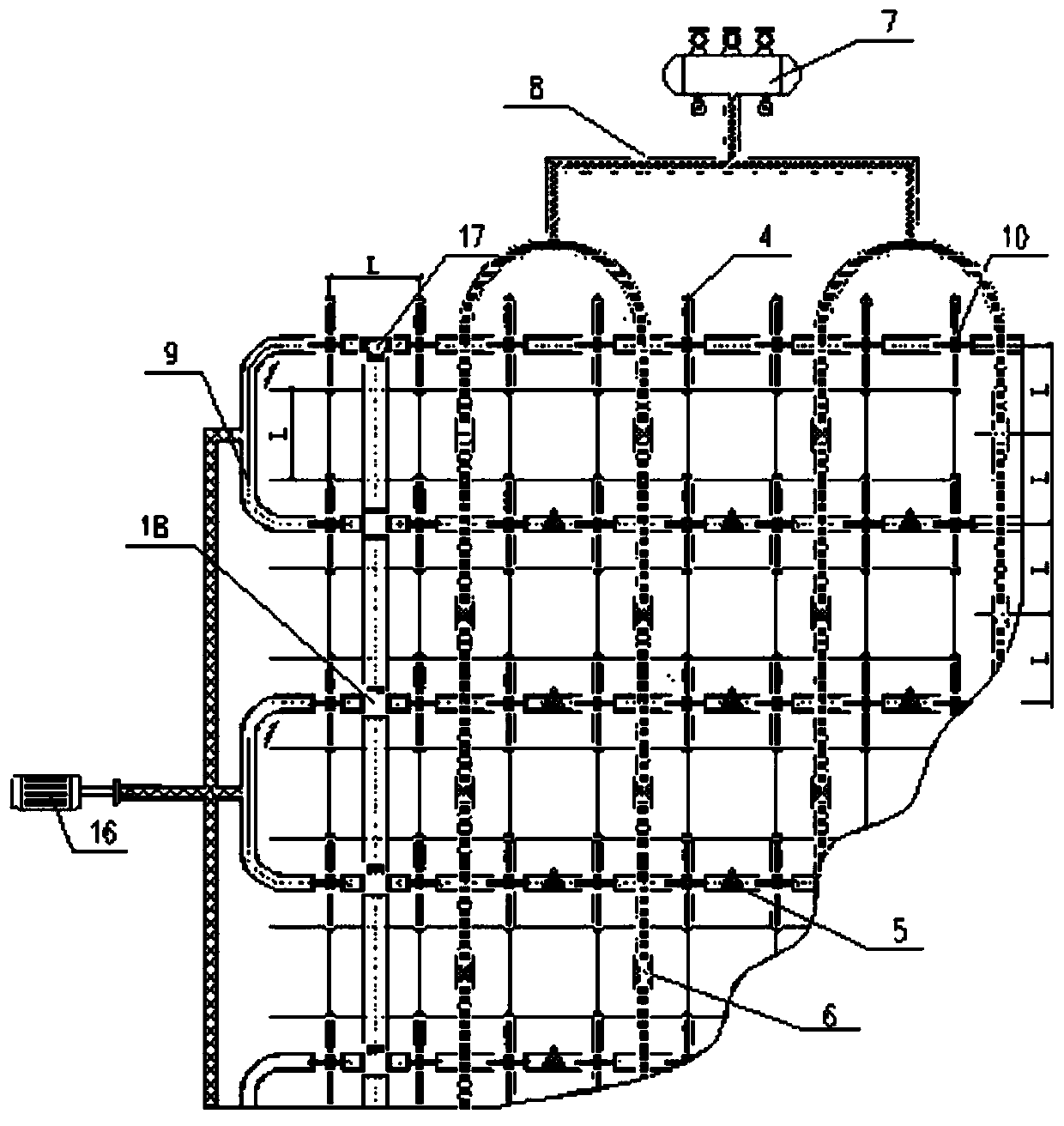 Multifunctional composite vacuum preloading treatment method for sludge with high water content and high organic matter