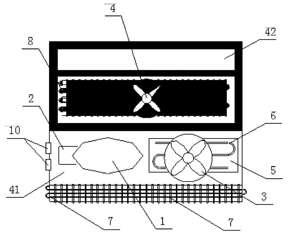 Refrigerator with draw-out type refrigerating unit and usage method and manufacture method thereof