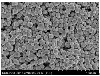 Nano-silver particle mixed conductive ink doped with organic silver and preparation method thereof