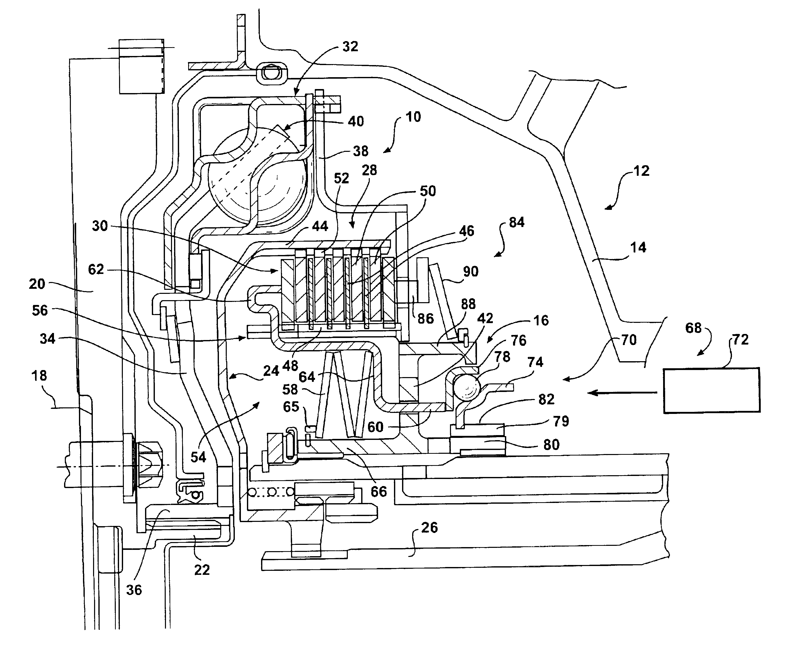 Start-up clutch assembly