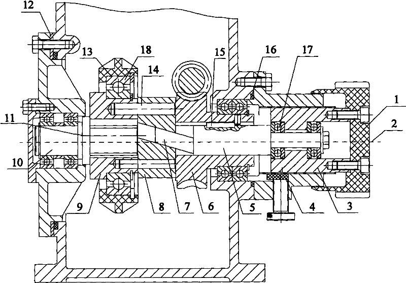 A Metering Pump Stroke Adjusting Mechanism