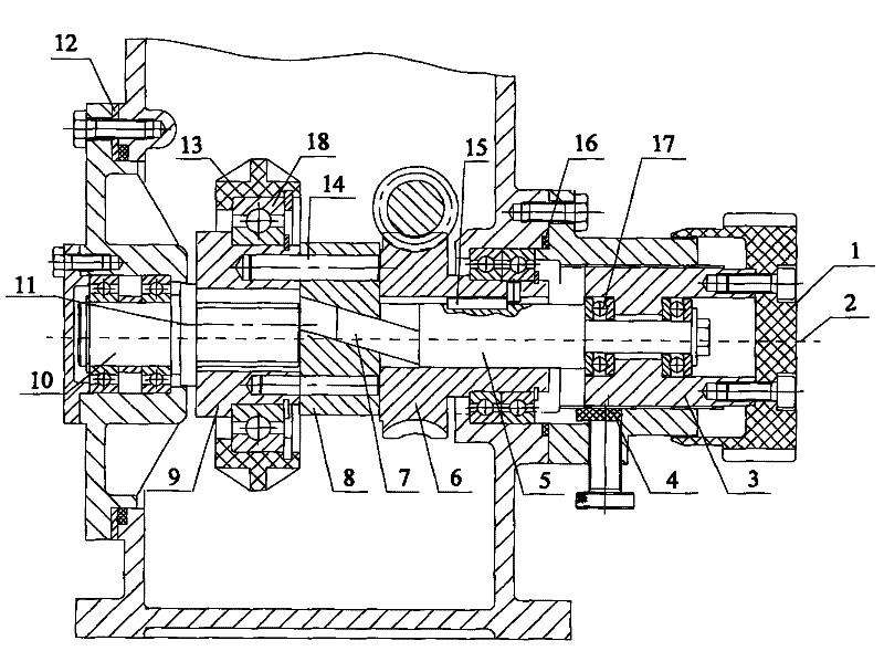 A Metering Pump Stroke Adjusting Mechanism