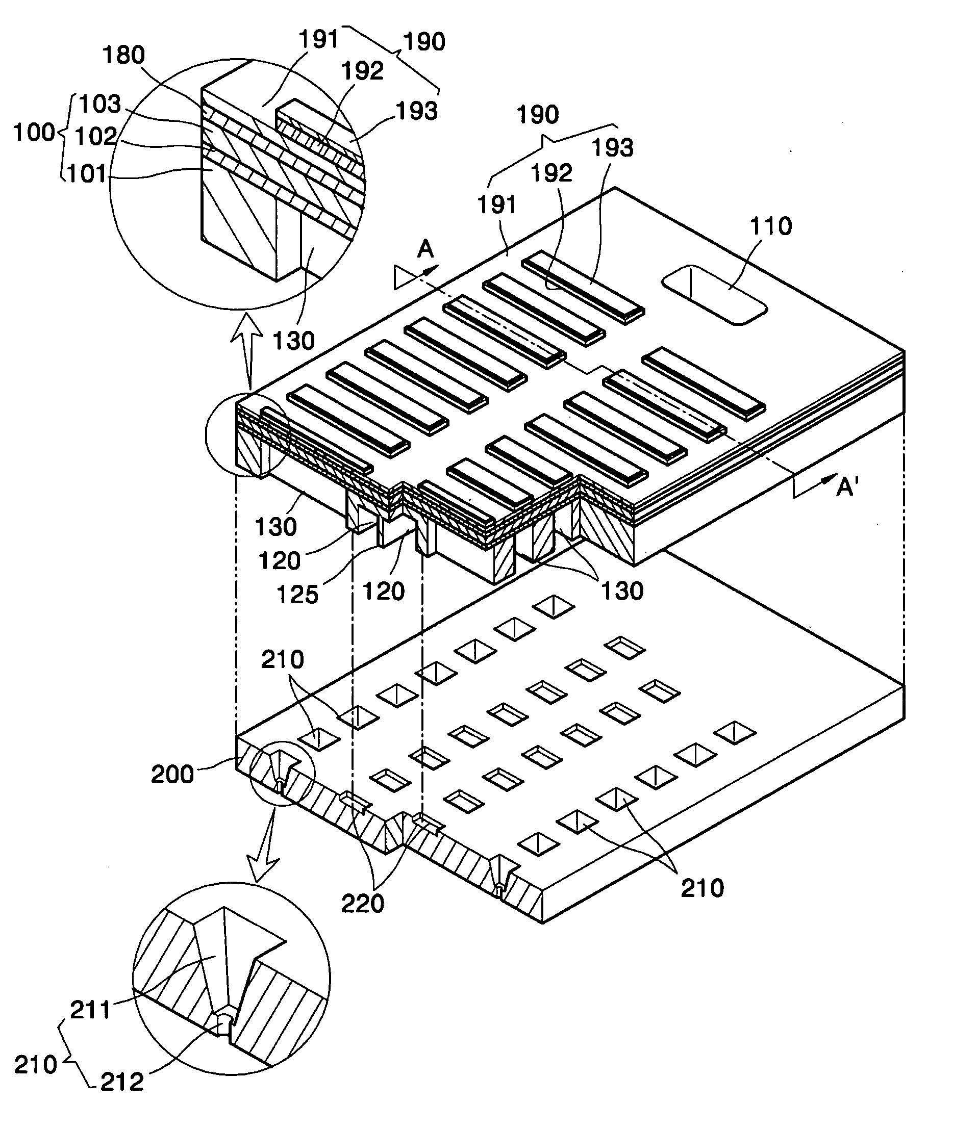 Piezoelectric inkjet printhead and method of manufacturing the same