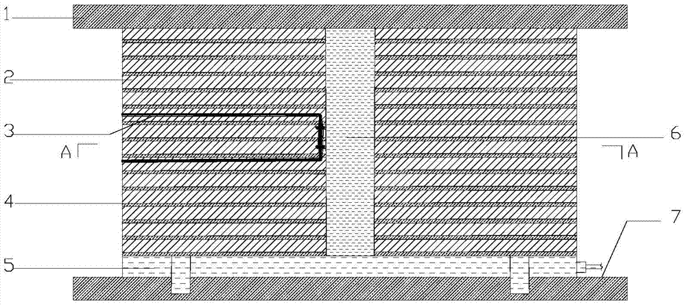 Shock insulation rubber support with working property parameters capable of being monitored and recognized