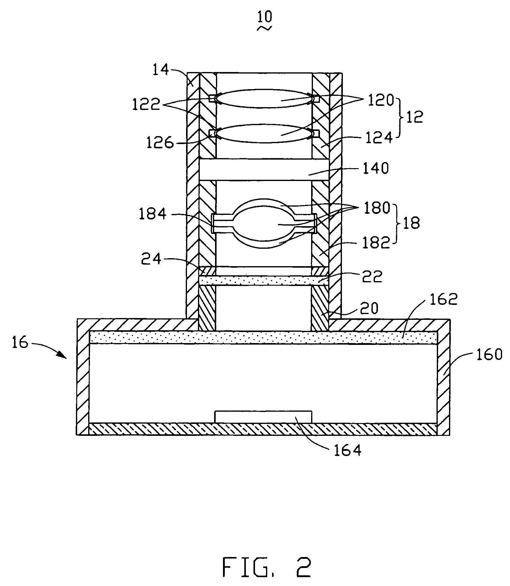 Optical system having lenses with adjustable focal length