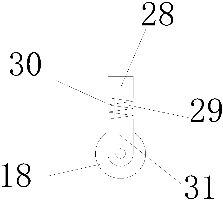 High-pressure moulding device for bamboo chips