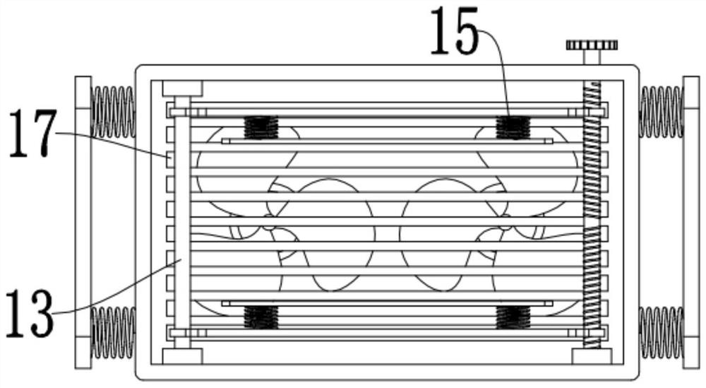 Novel anti-collision, shock-absorption and heat-dissipation battery box