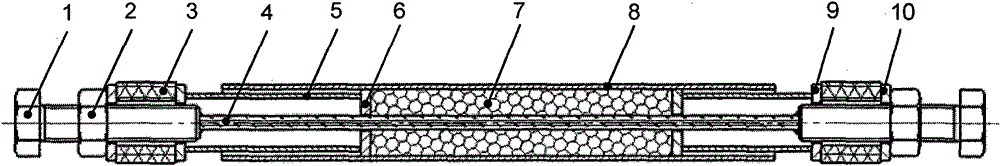 Method for bending and forming metal pipe by placing steel balls inside