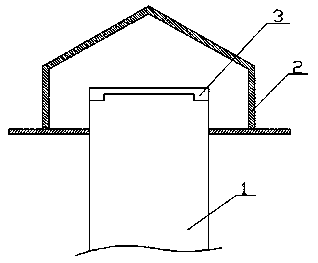 Replacement and repair process of pile top flange of single pile foundation