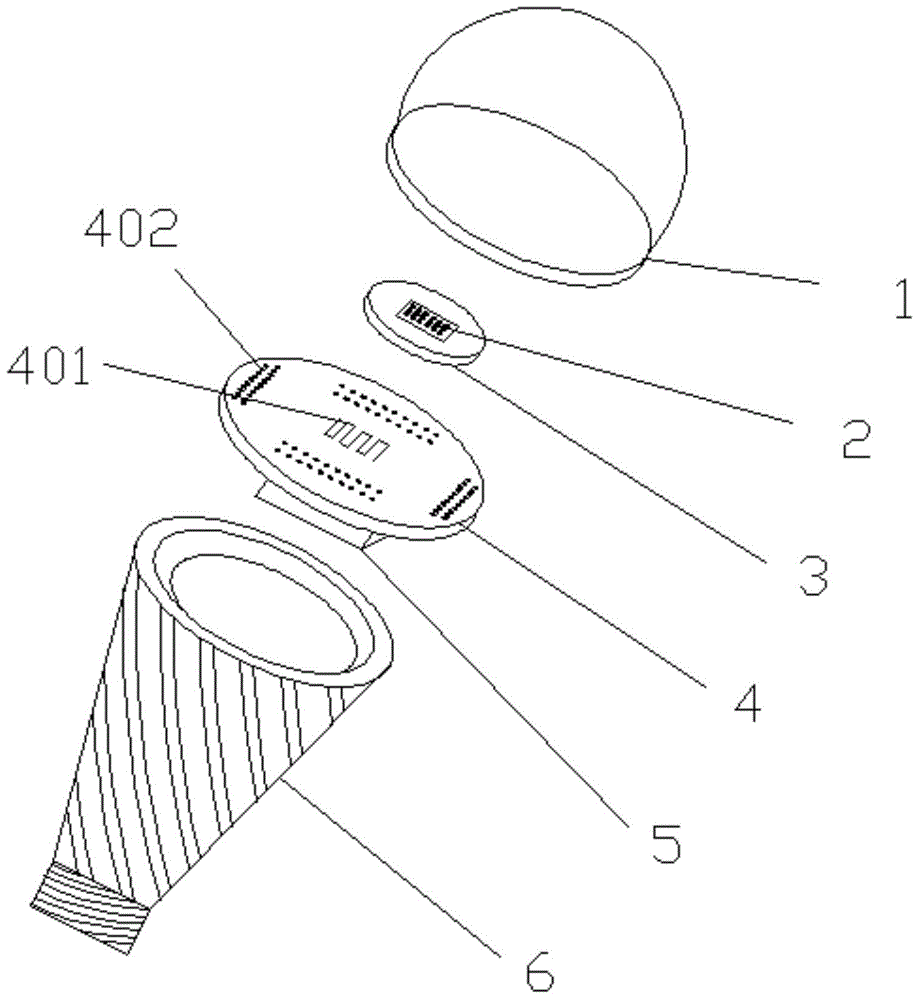 Novel high-power integrated LED bulb lamp