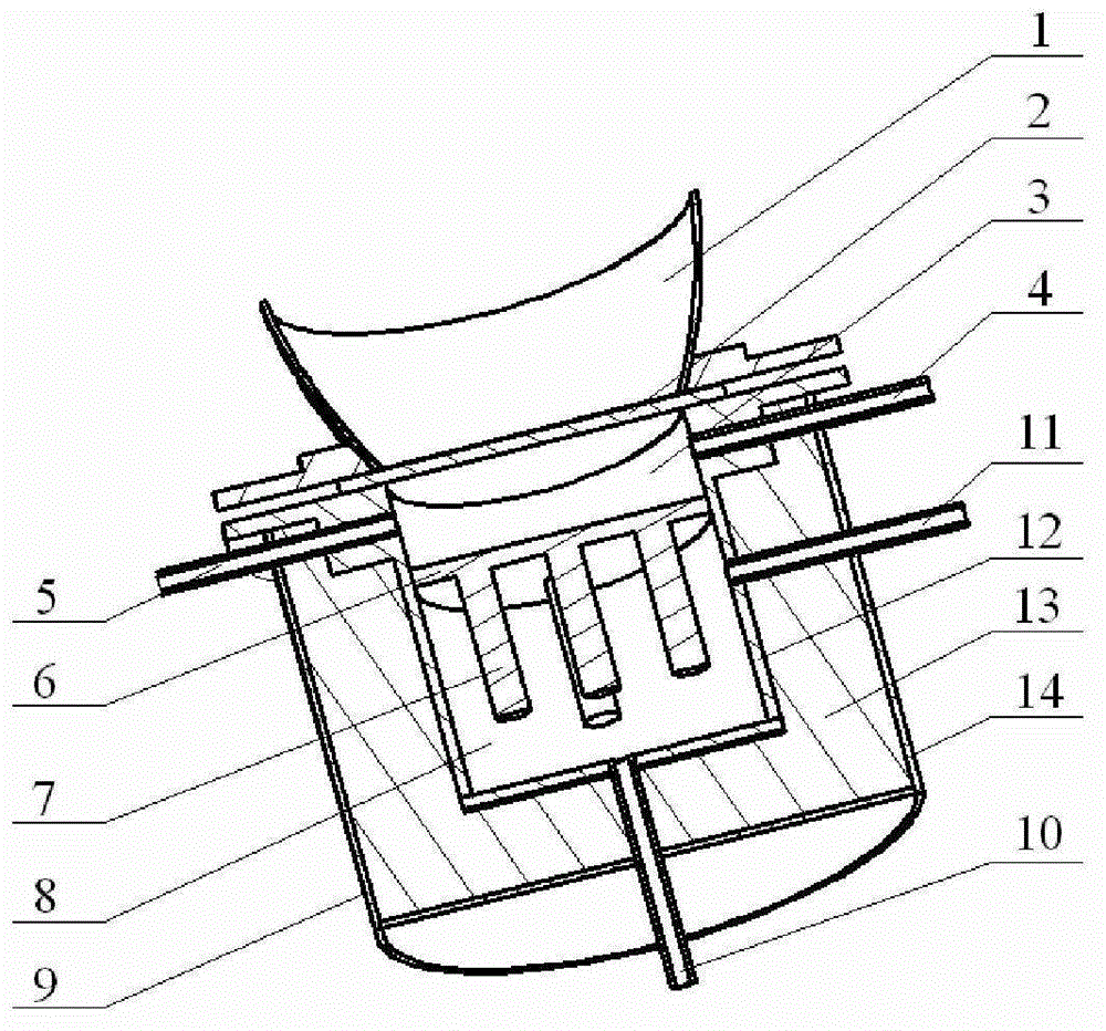 Solar high-temperature thermochemical coupling phase-change reactor