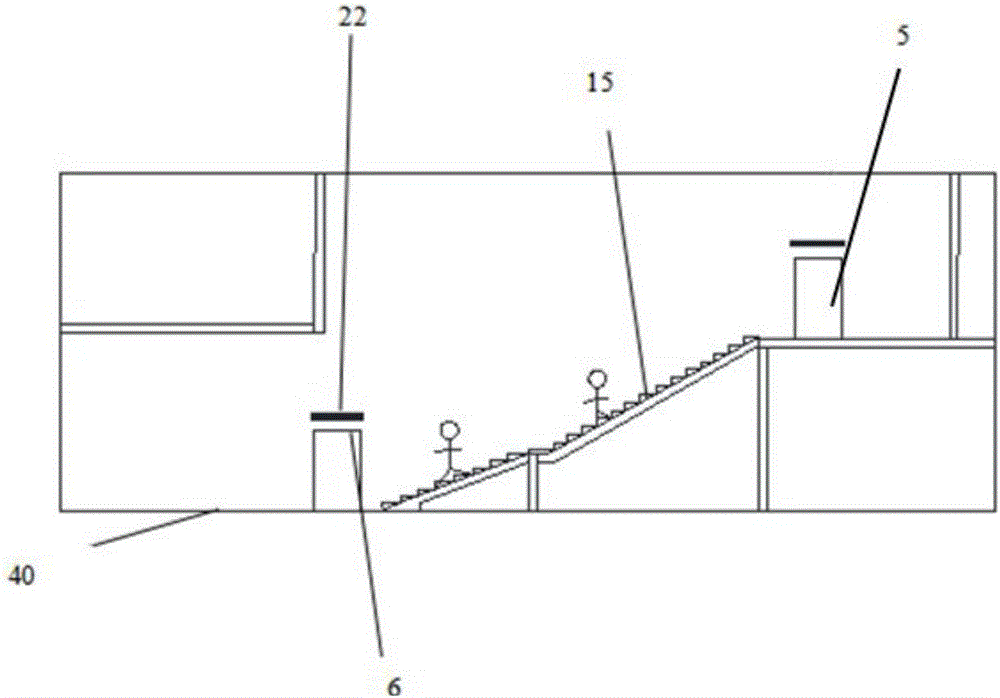 Expressway-railway shared shield tunnel fire ventilation and smoke discharging simulation experimental apparatus