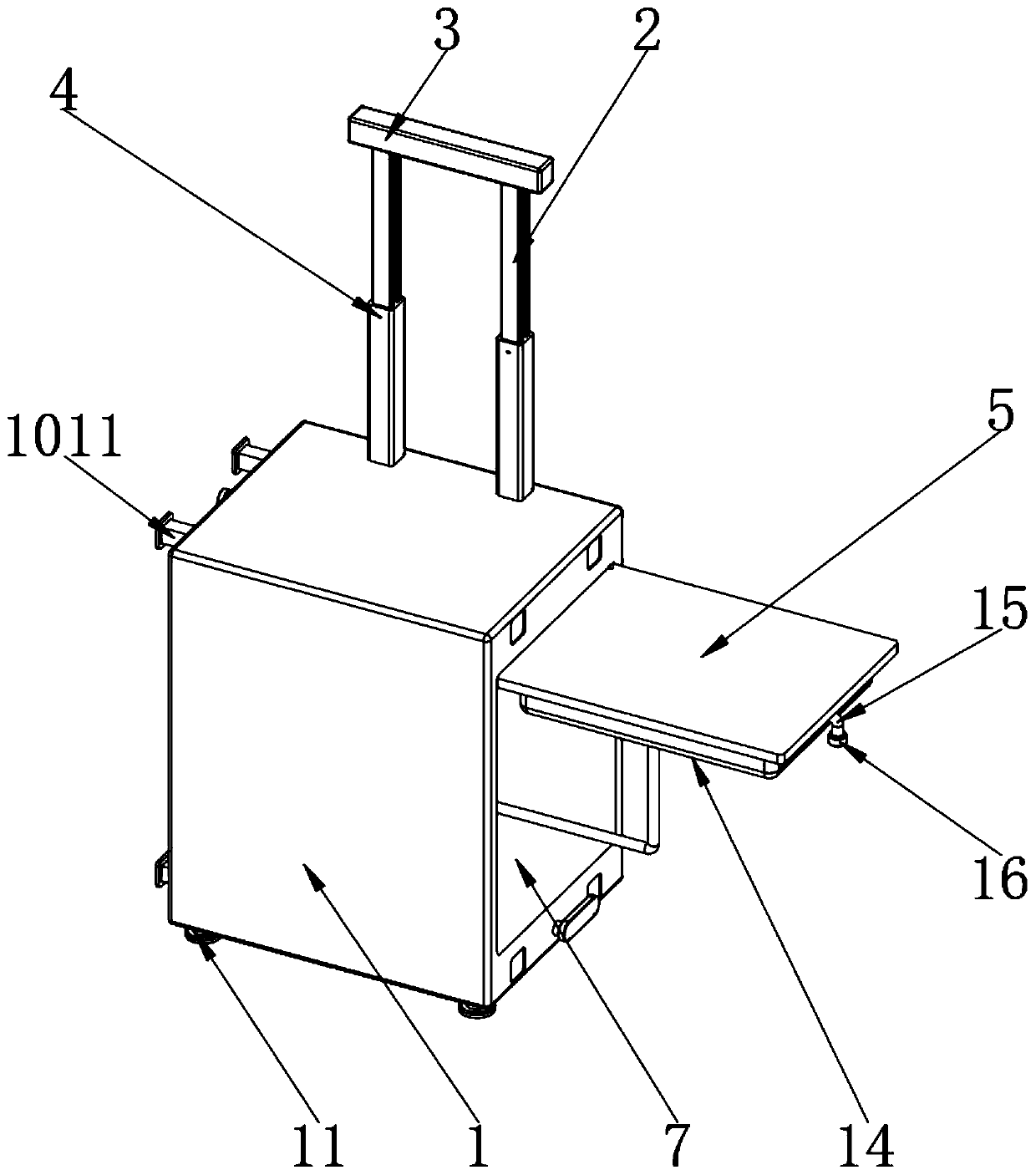 Economical energy-saving transportation box for logistics distribution