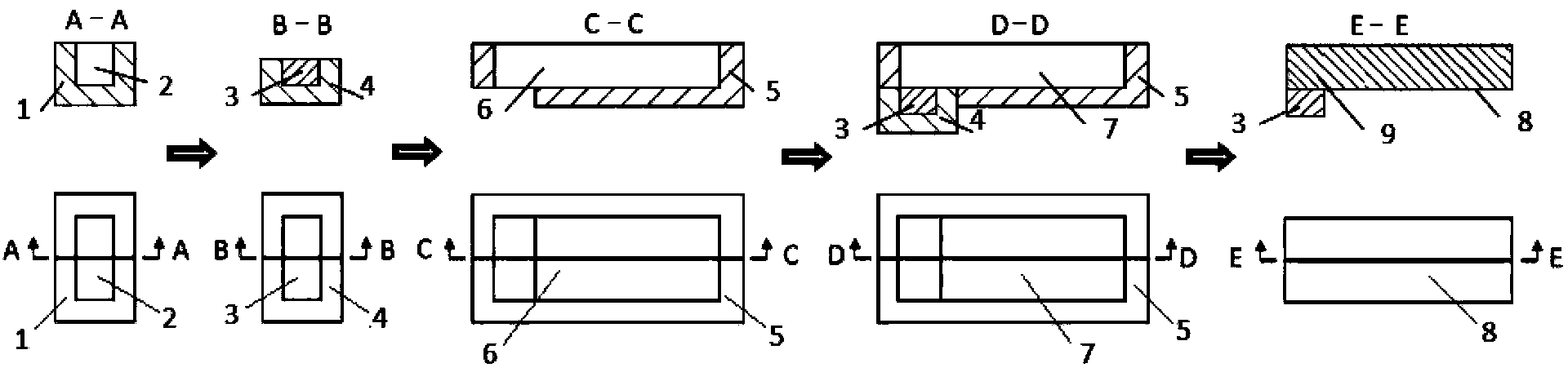 Method for measuring combination strength of investment casting shells