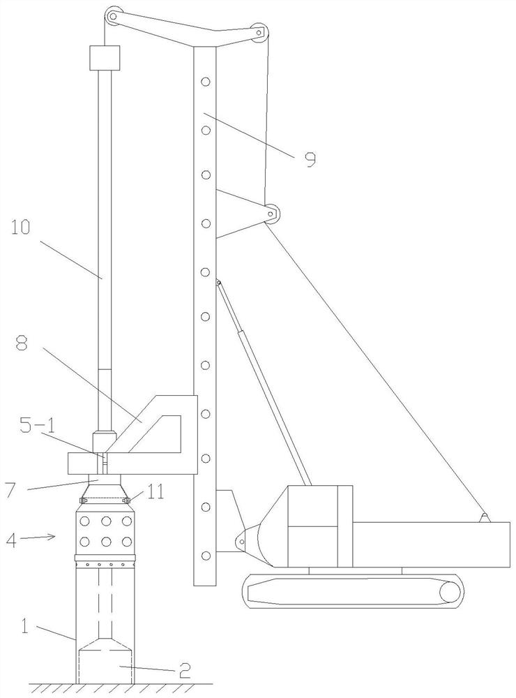 A Hole Forming Method Using Steel Casing Cooperating with Rotary Drilling in Complicated Strata