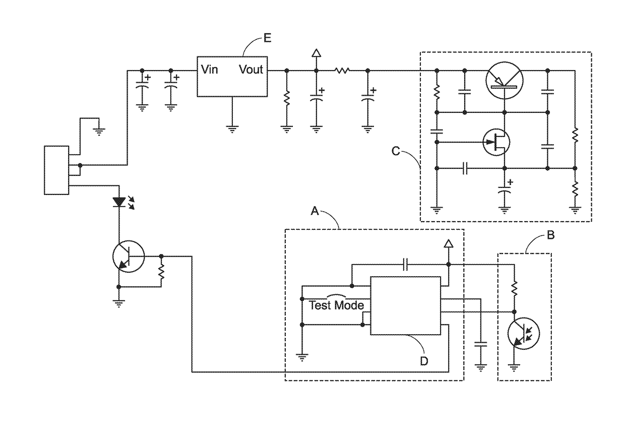 Optically controlled lighting device and control method thereof