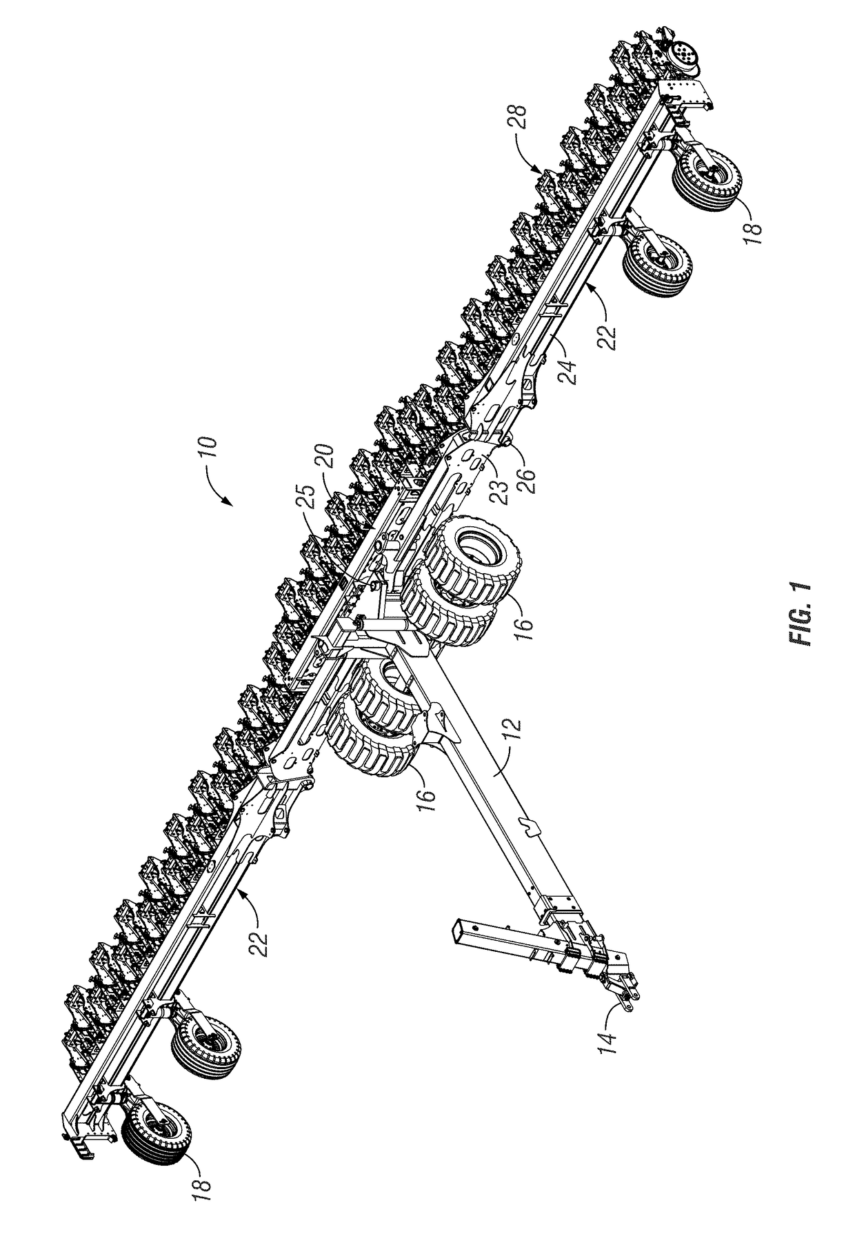 Wing flex apparatus for agricultural planter