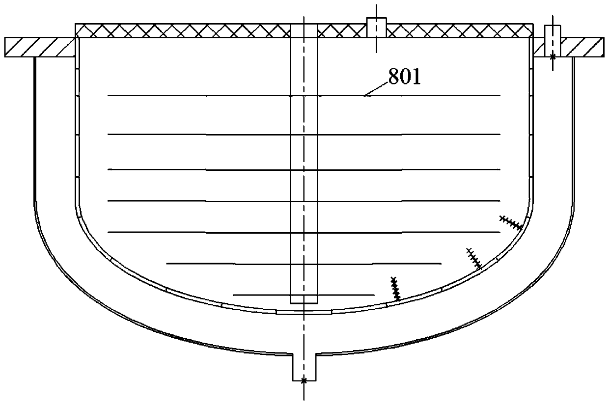 An experimental device for measuring heat transfer characteristics of a three-dimensional ellipsoidal melting pool