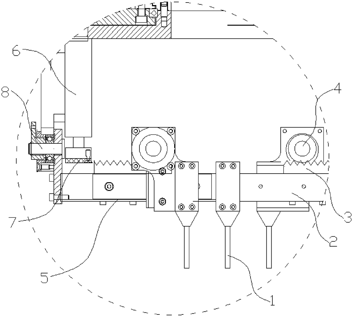 Composite grid manufacturing equipment and manufacturing method and grid thereof