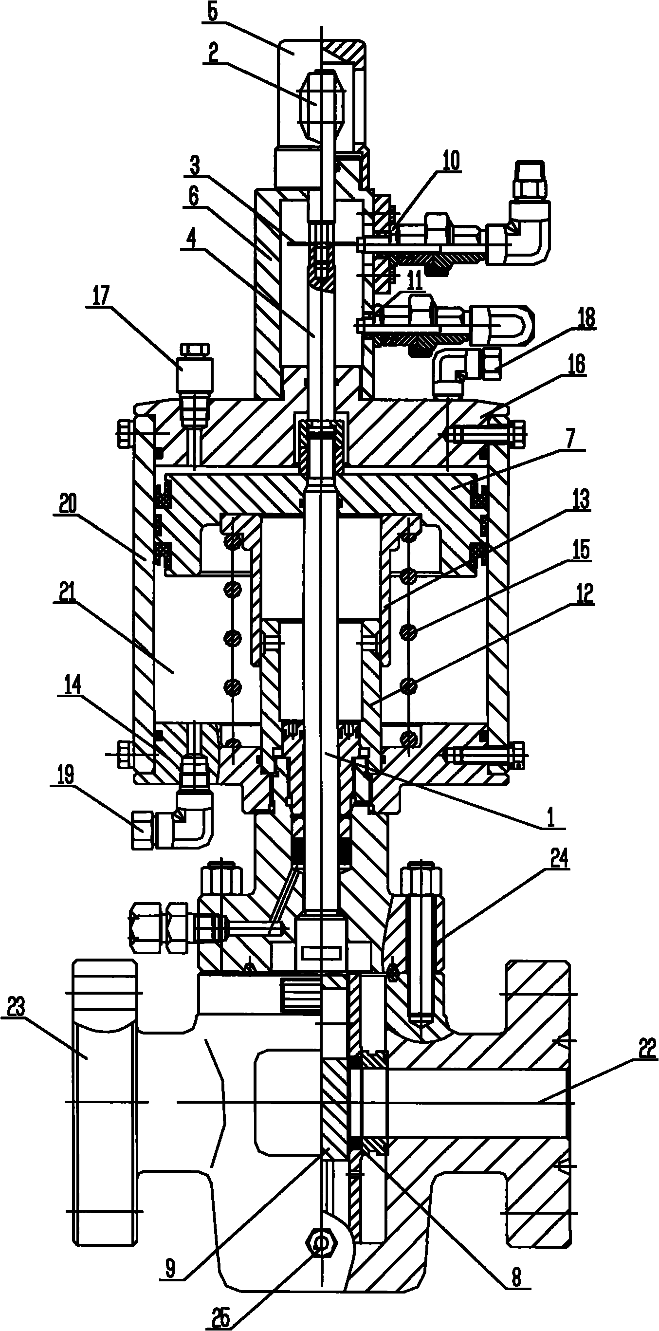 Pneumatic parallel gate valve