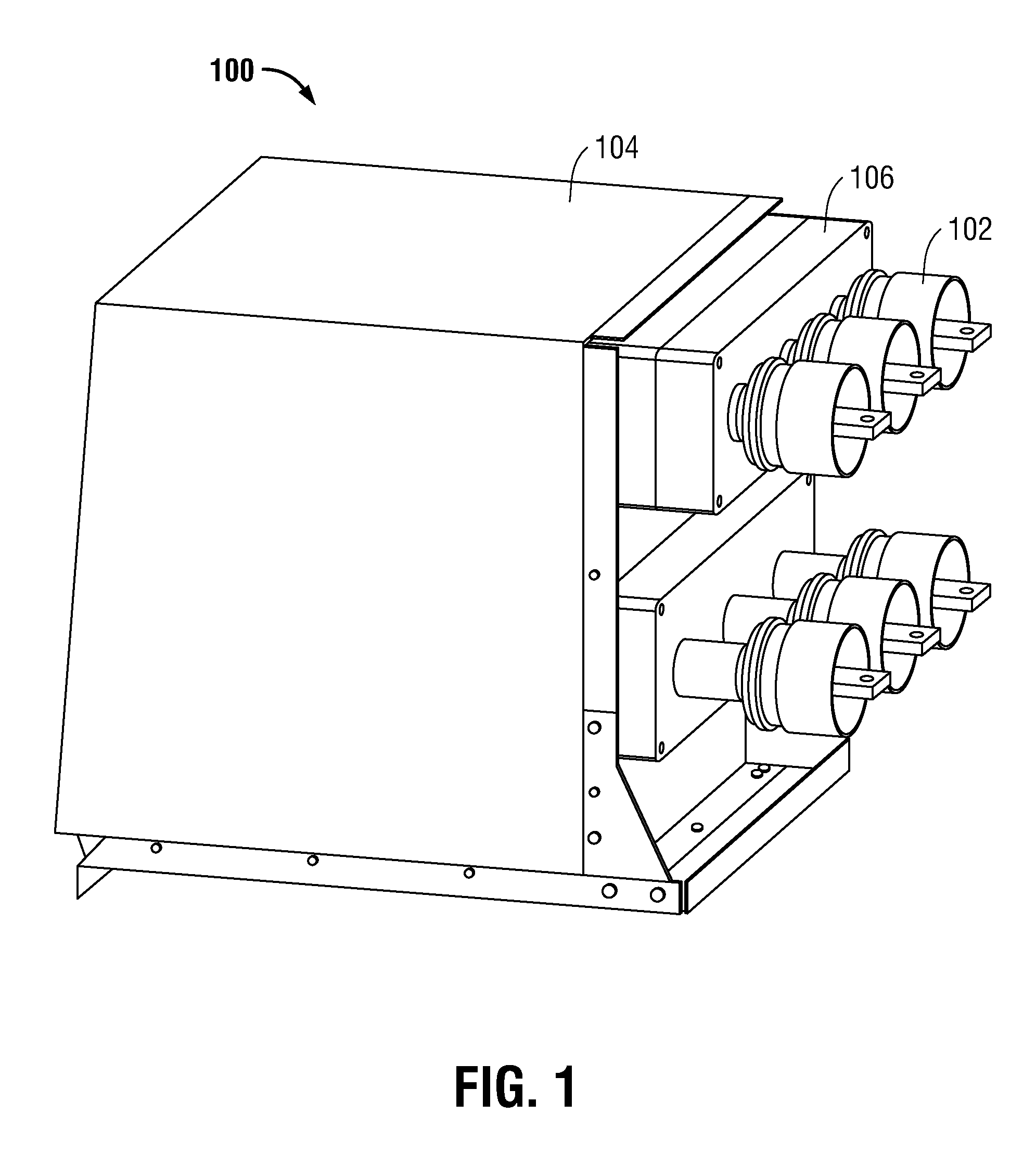 Compact transformer bushing