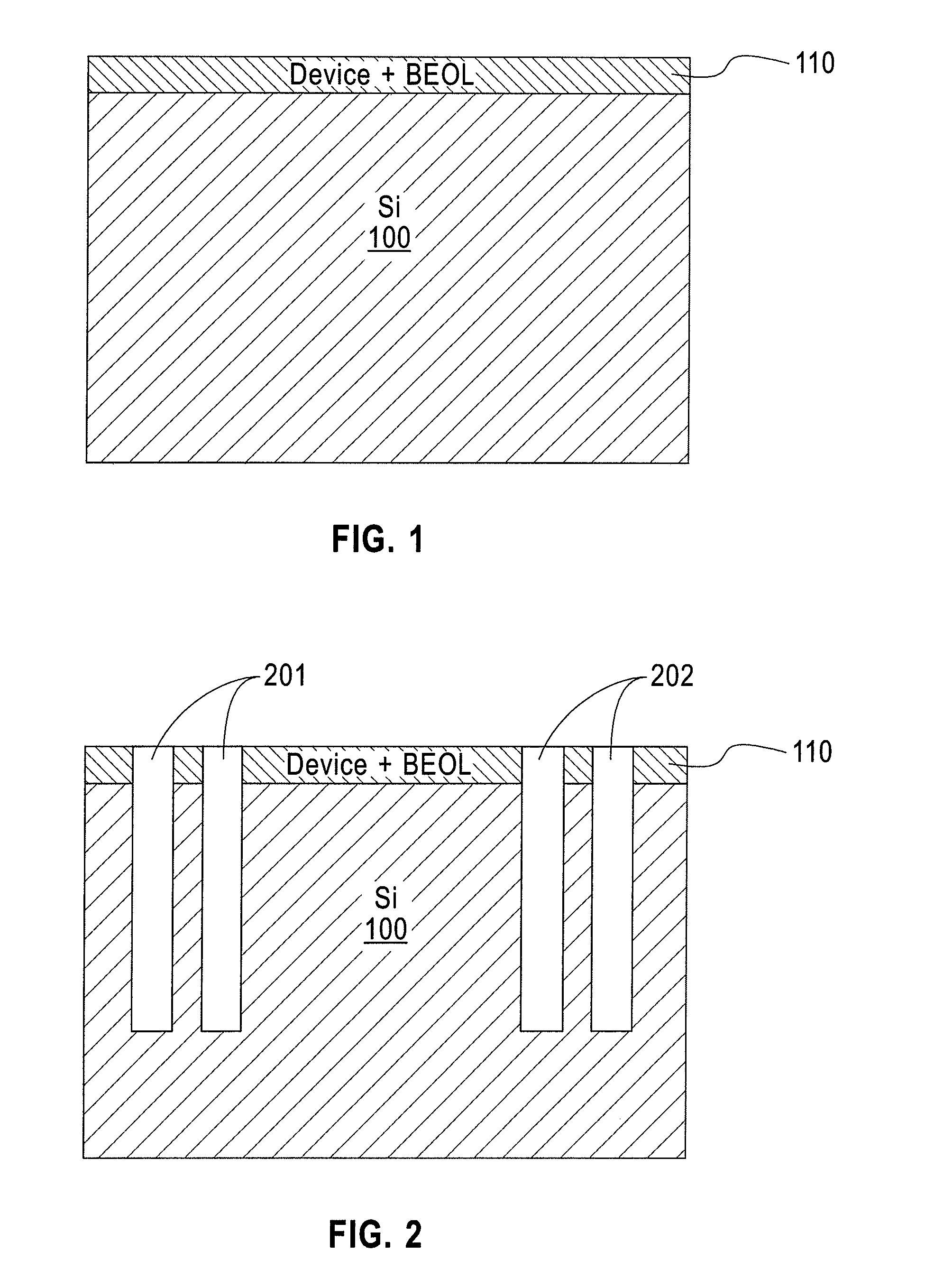 Air channel interconnects for 3-D integration