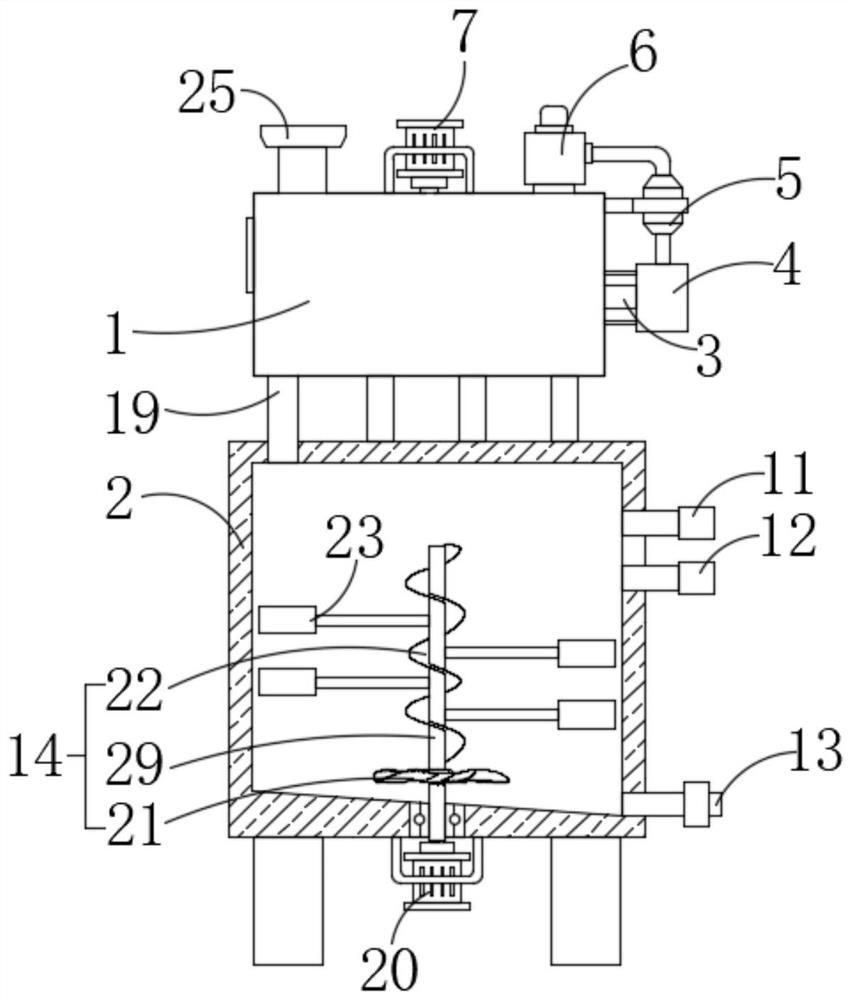 Raw material treatment device for rumen bypass nicotinic acid coating and treatment method