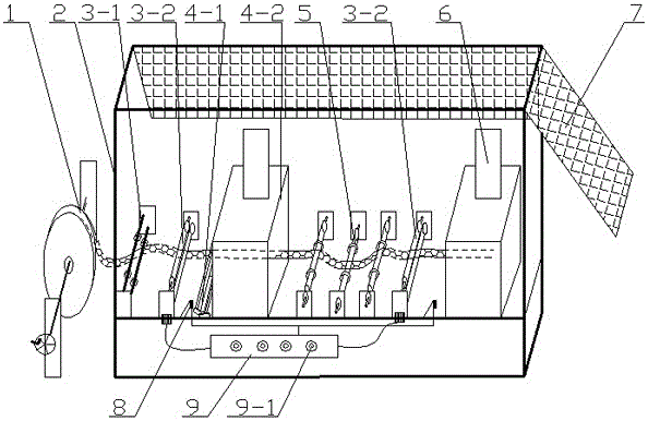 A paper bowl creasing and cutting machine