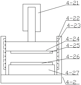 A paper bowl creasing and cutting machine