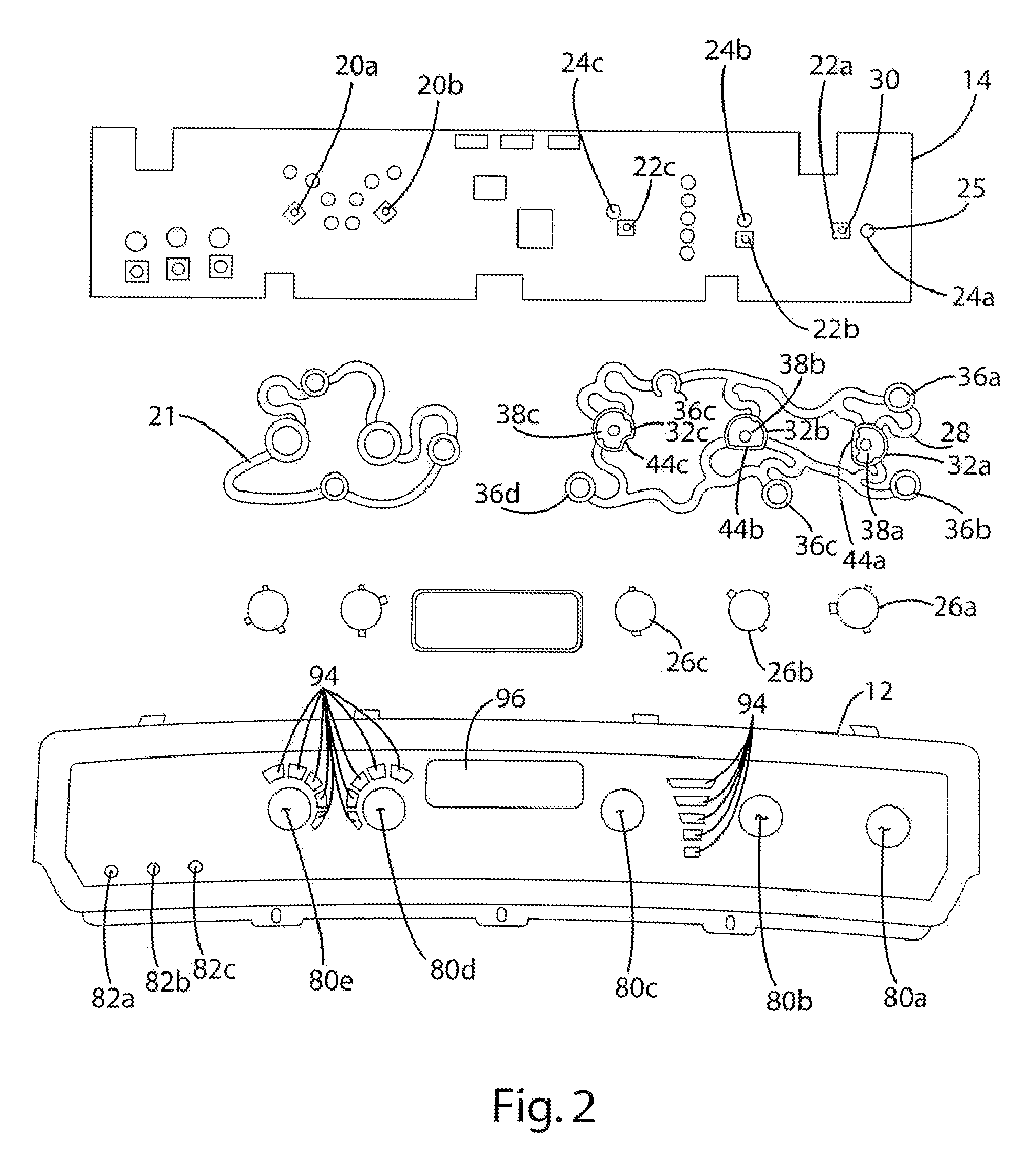 Control panel assembly