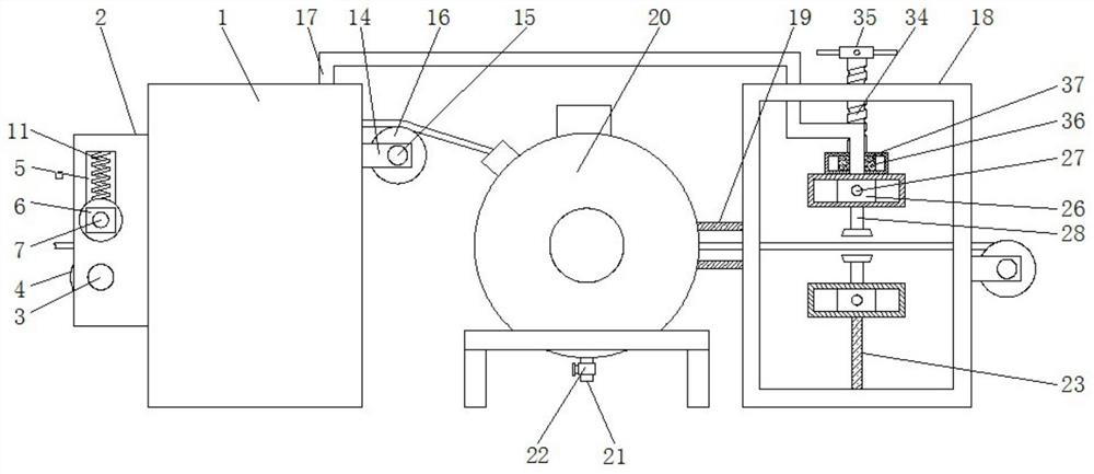 A kind of clothing printing device for textile