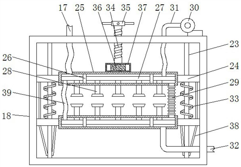 A kind of clothing printing device for textile