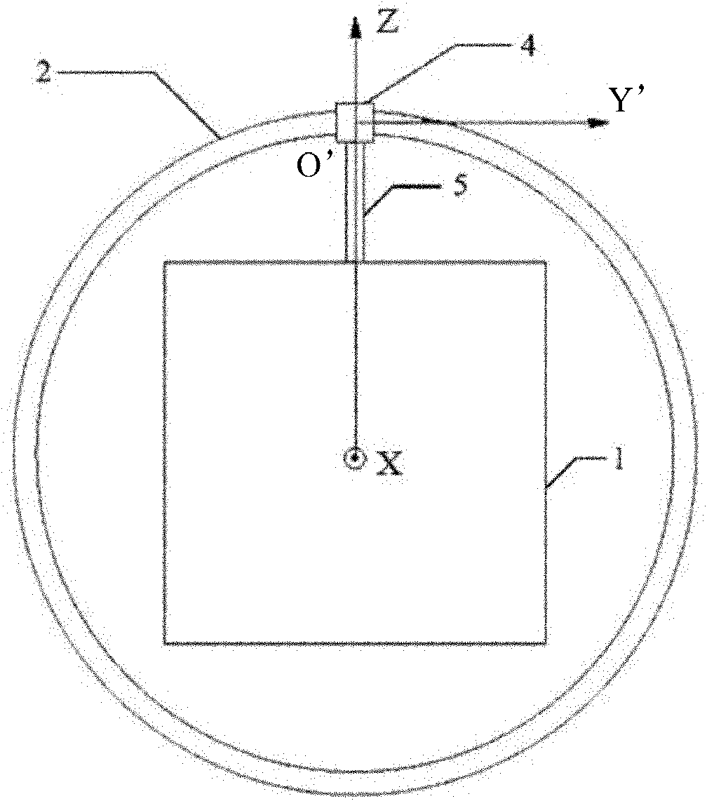 Liquid circuit based gyroscopic moment generating device and satellite attitude control method