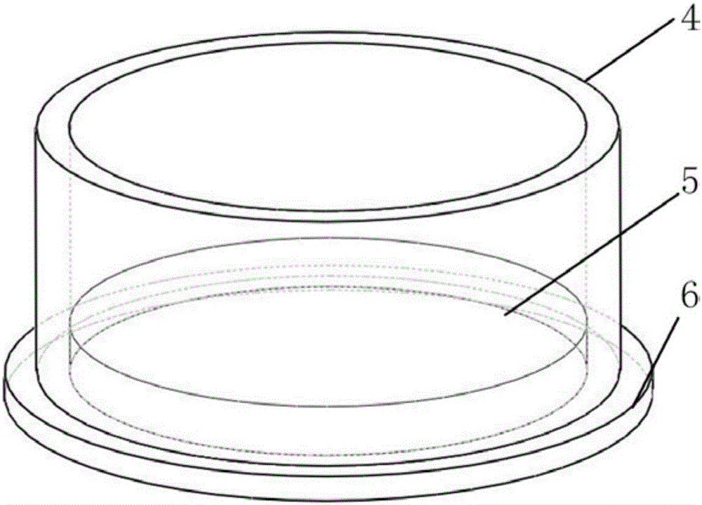 PDMS (polydimethylsiloxane) microfluidic chip structure and preparation method thereof